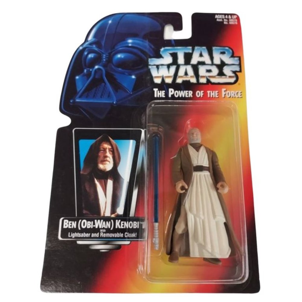 Ben (Obi-Wan) Kenobi Power of the Force Star Wars Kenner 1995 Red Card